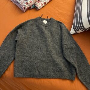 H&M Gray Knit Sweater